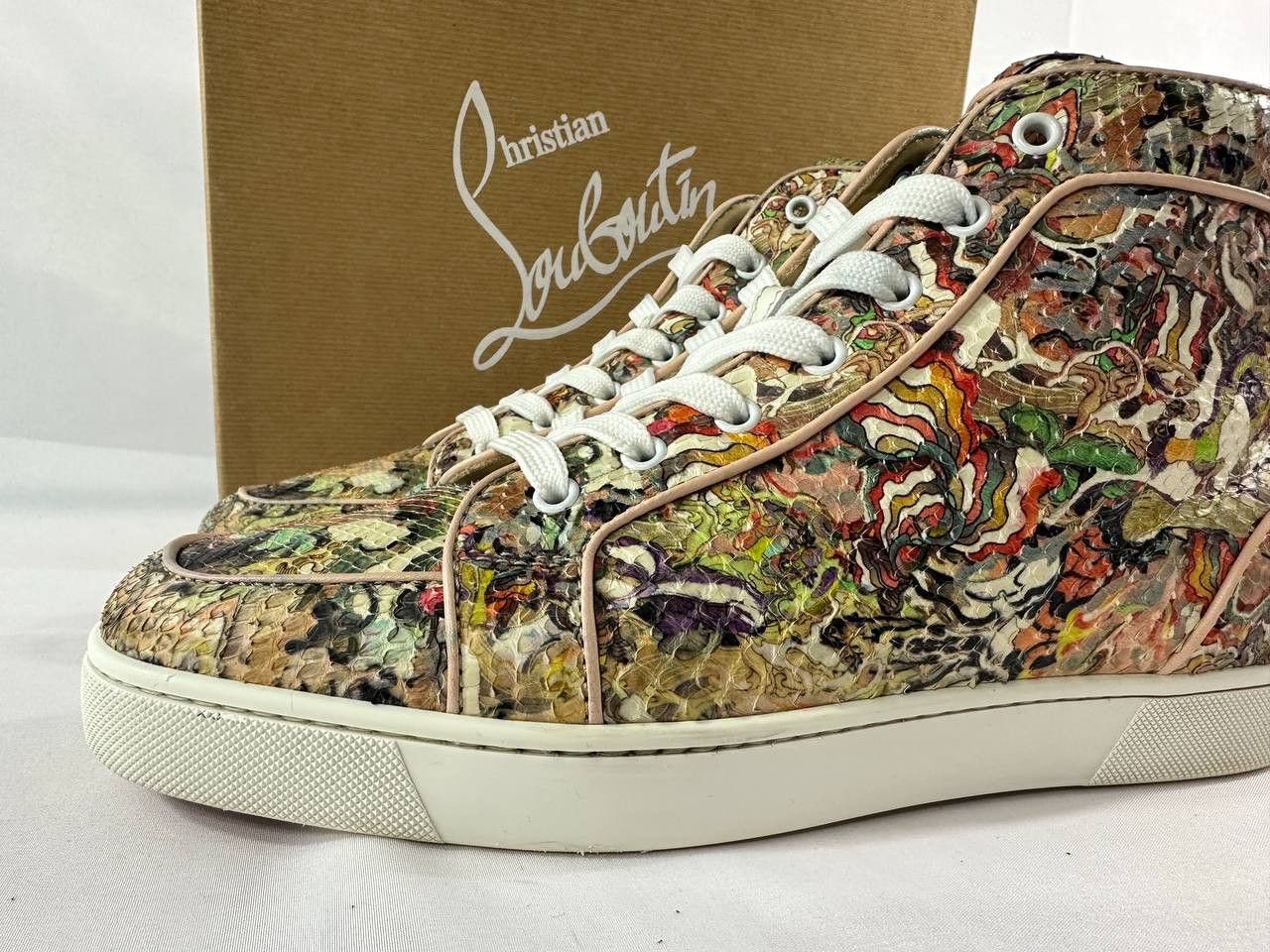 Christian Louboutin Christian Louboutin Rantus Orlato Flat Python Faience Size US 11 / EU 44 - 9 Thumbnail