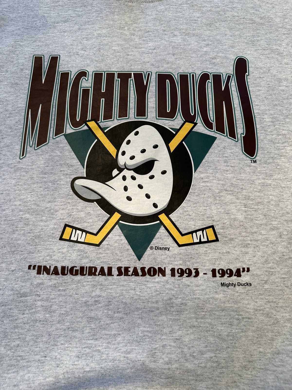Hanes Anaheim Mighty Ducks Crewneck Inaugural Size US L / EU 52-54 / 3 - 2 Thumbnail