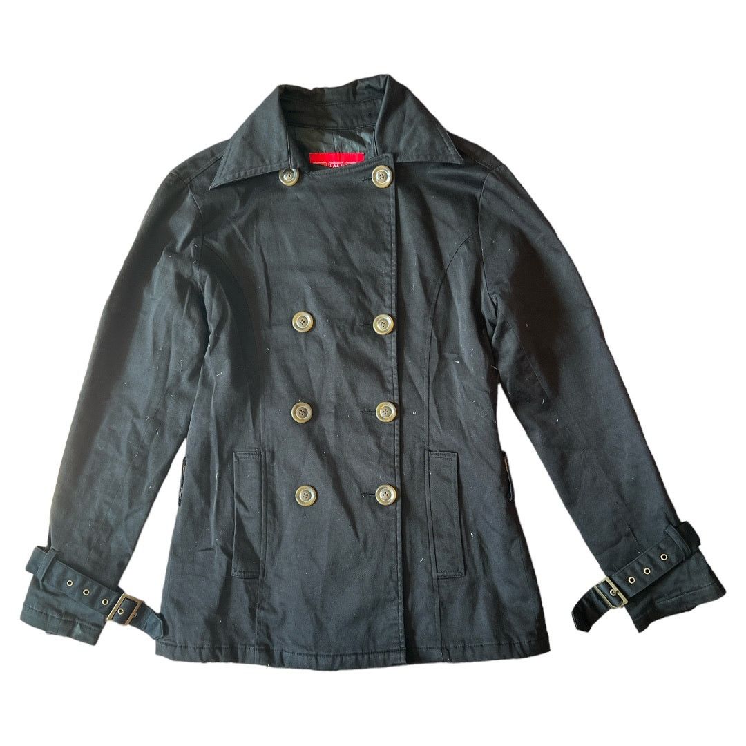 Other Ems Black Collared Long Sleeve Coat, S Size S / US 4 / IT 40 - 1 Thumbnail