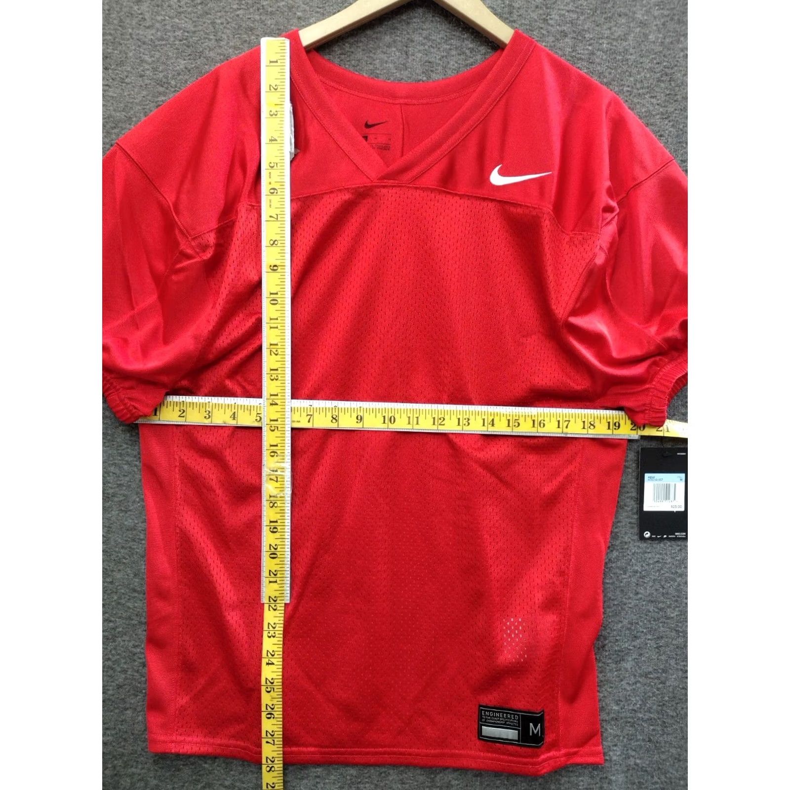 Nike Nike Practice Jersey Football Men’s Solid Red Size M A05149-657 Size US M / EU 48-50 / 2 - 4 Thumbnail