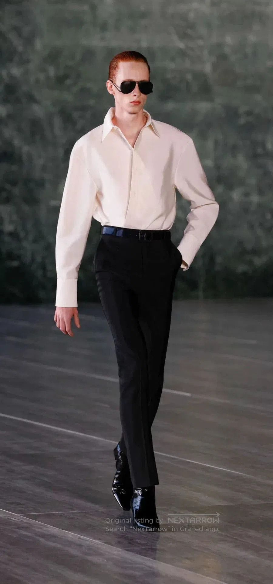 Saint Laurent Paris saint laurent oversized wool silk shirt. Size XXS / US 00 / IT 34 - 8 Thumbnail