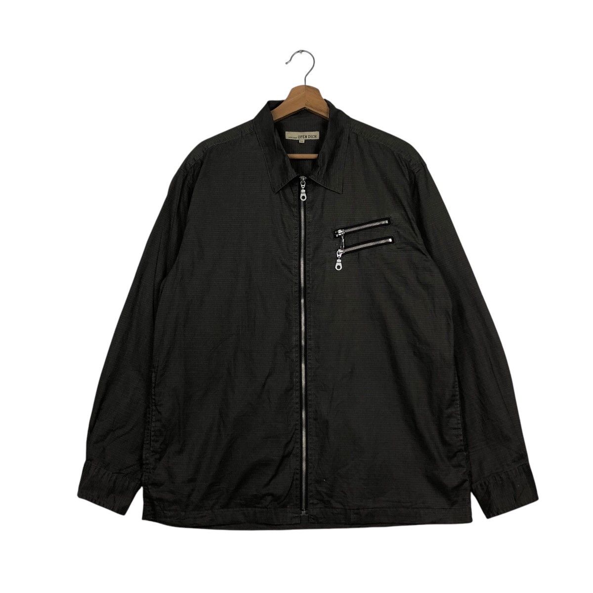 Japanese Brand 📌Vintage Hickory Chore Jacket Bomber Open Dich Issey Miyake Size US L / EU 52-54 / 3 - 2 Thumbnail