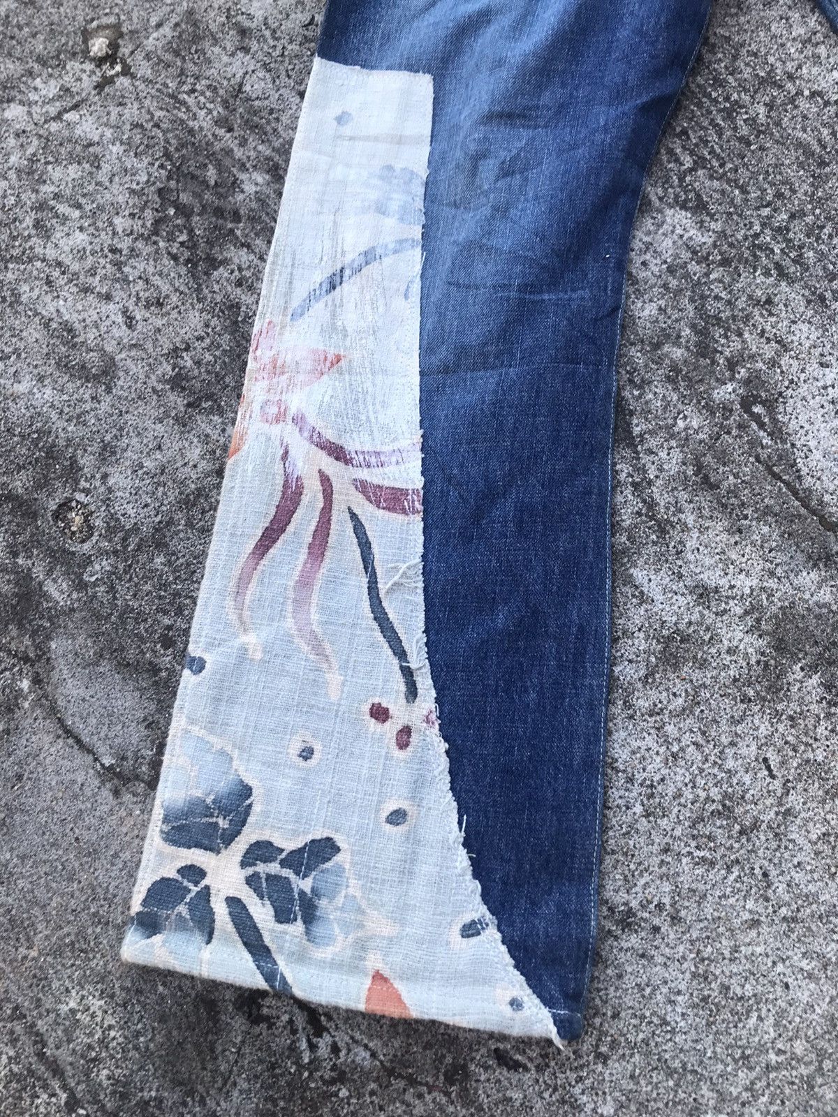 Japanese Brand Japanese Brand Indigo Ku Flare Jeans Size US 31 - 5 Thumbnail