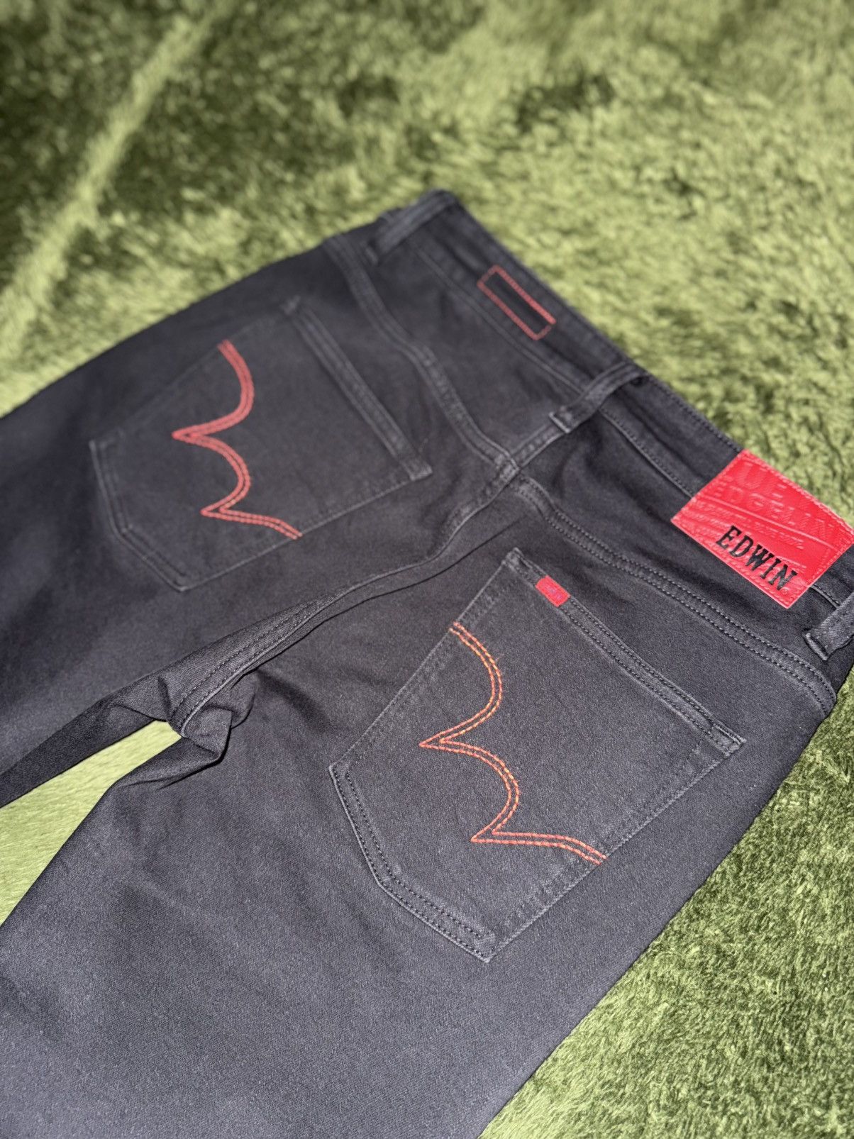 Edwin [31] EDWIN Japan Winter Cotton Pants Washed Black Size US 31 - 9 Thumbnail