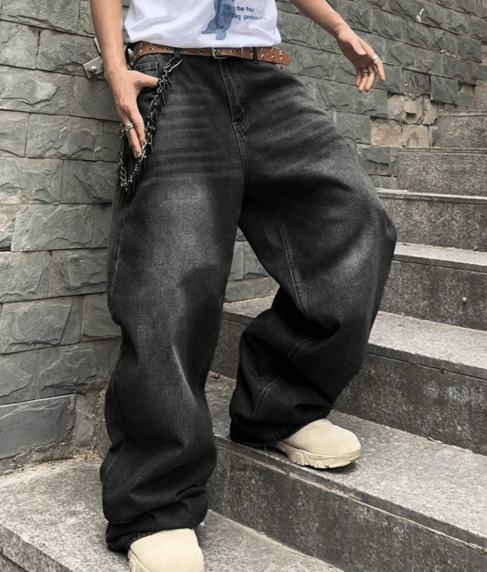 Japanese Brand American Street Loose Jeans Size US 30 / EU 46 - 1 Thumbnail