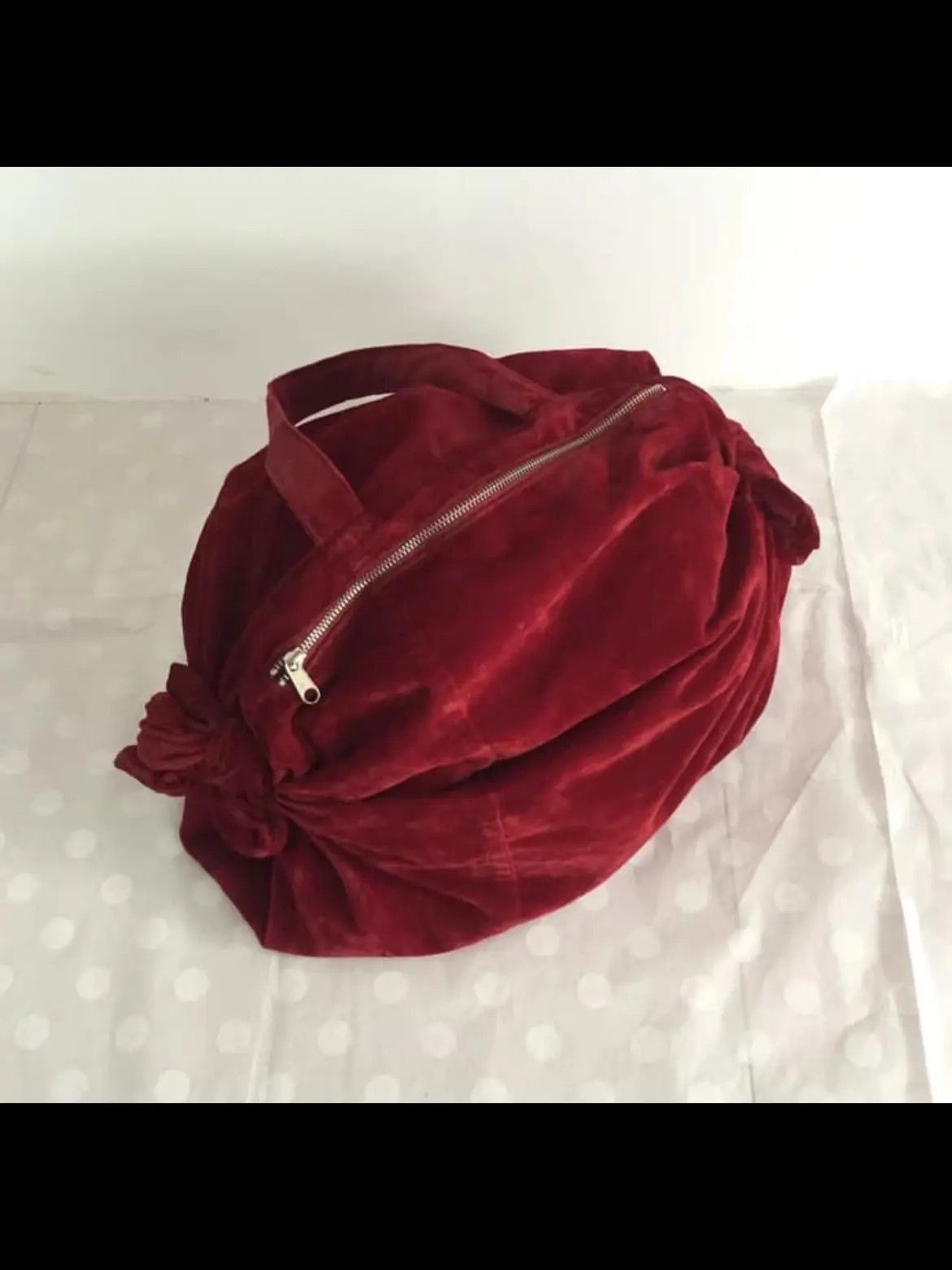 Comme des Garcons Comme des Garcons red velvet handbag-2505 Size ONE SIZE - 7 Thumbnail