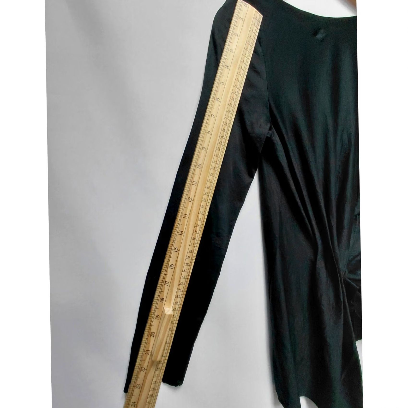 Cos COS Black Long Sleeve Top Solid Boat Neck Size S Size S / US 4 / IT 40 - 7 Thumbnail