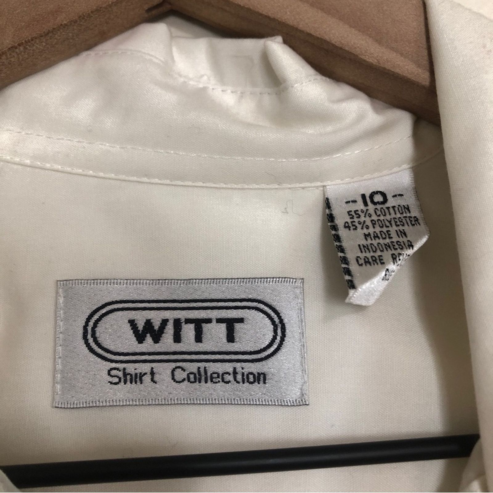 Other Witt Shirt Collection Ivory Embroidered Button Up Top Size M / US 6-8 / IT 42-44 - 8 Thumbnail