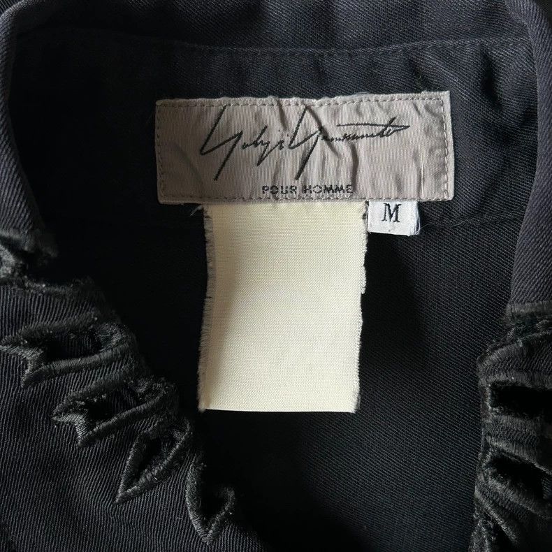 Yohji Yamamoto Yohji Yamamoto Yohji Yamamoto Black Hollow Shirt Size US M / EU 48-50 / 2 - 5 Thumbnail