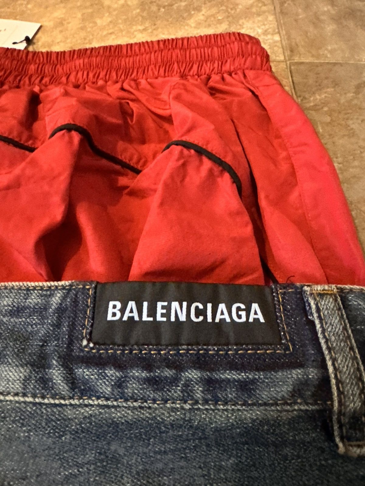 Balenciaga Balenciaga double layer denim pants Size US 32 / EU 48 - 14 Thumbnail