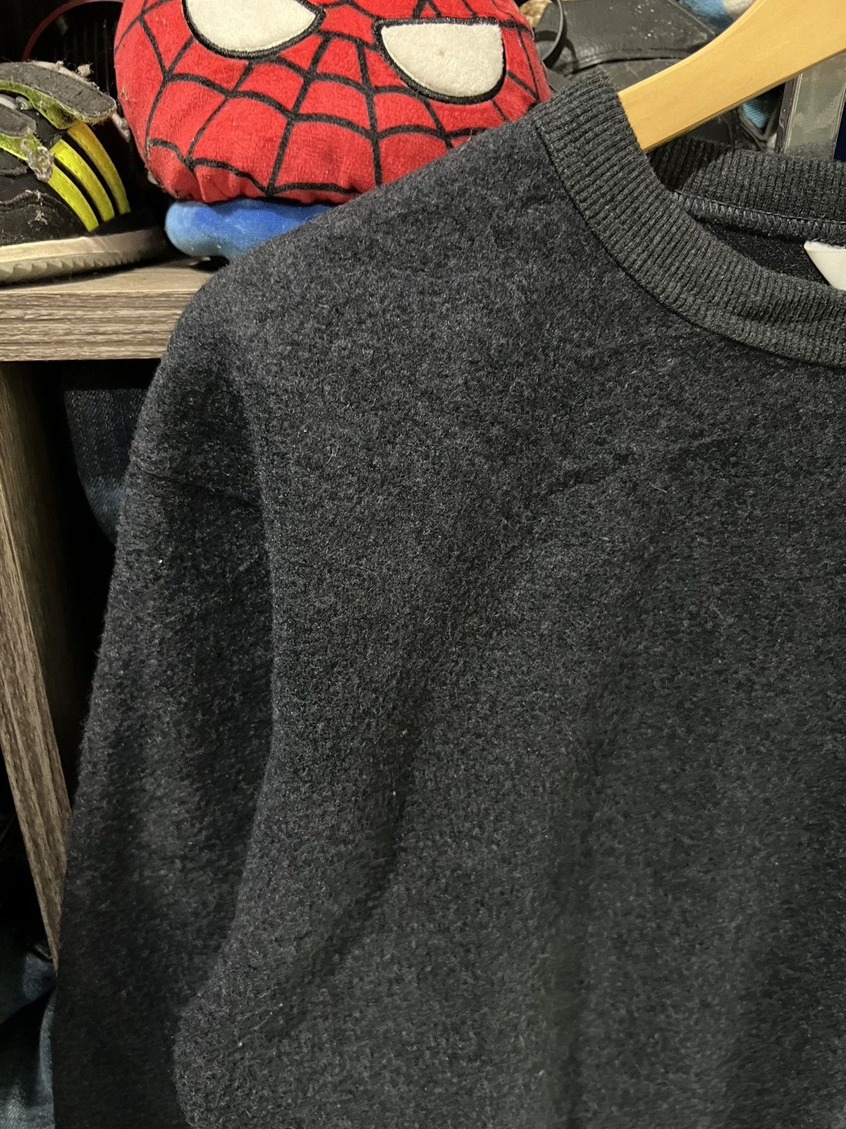 Lemaire × Uniqlo 🔥Uniqlo U Lemaire Mohair Cropped Crewneck Sweatshirt Size US S / EU 44-46 / 1 - 5 Thumbnail