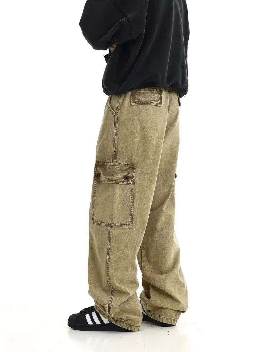 Japanese Brand × Jean Vintage washed and distressed casual trousers Size US 30 / EU 46 - 3 Thumbnail