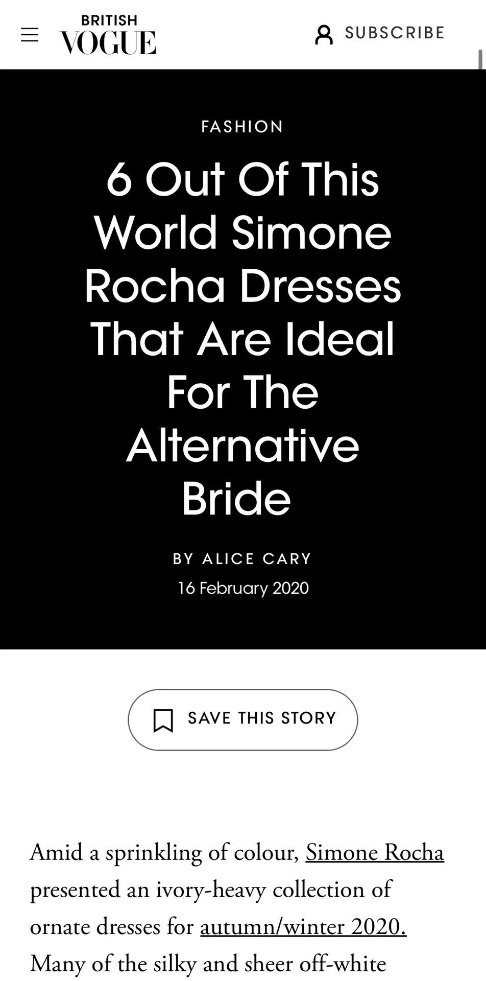 Simone Rocha Simon Rocha AW20 Runway Cream Silk Dress UK6 Size XS / US 0-2 / IT 36-38 - 9 Thumbnail