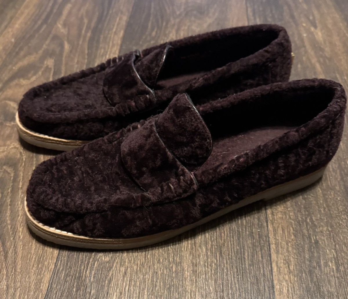 Stuart Weitzman Stuart Weitzman Bromley Shearling Lamb Loafers Size US 9 / IT 39 - 3 Thumbnail