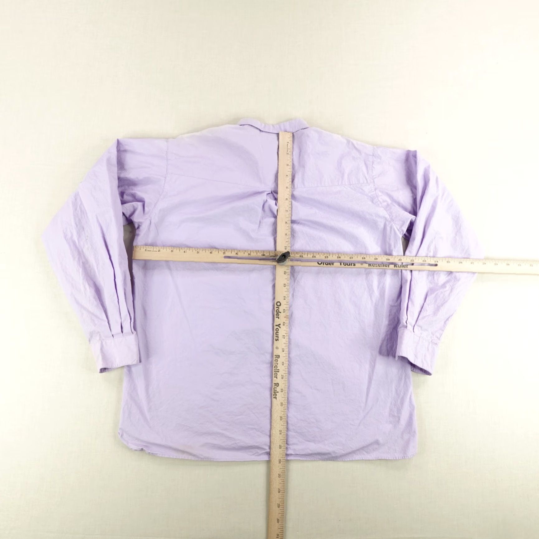 Patagonia Vintage Patagonia Shirt Womens 10 Purple Lavender Snap Up Button-Up Collared Top Y2K Size L / US 10 / IT 46 - 7 Thumbnail