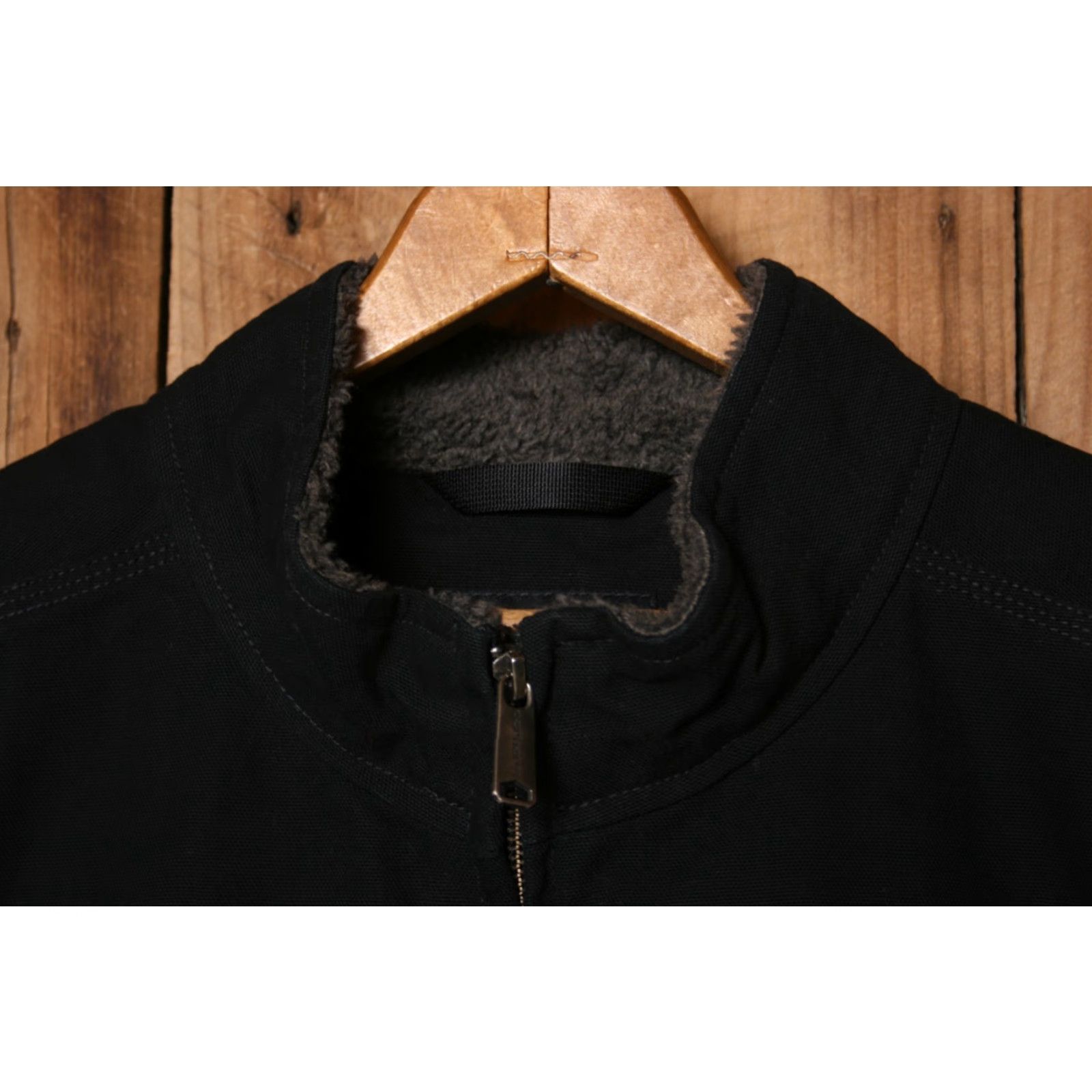 Carhartt CARHARTT Vest Women's Relaxed Fit Black Canvas Fleece Lined 2X (20W-22W) Size XXL / US 16-18 / IT 52-54 - 2 Thumbnail