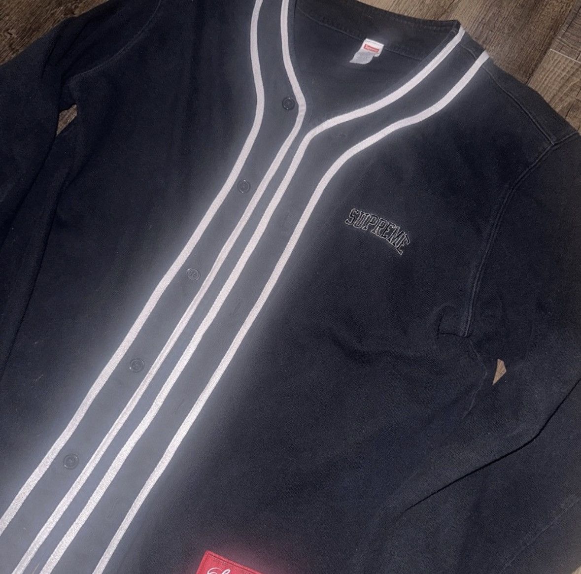 Supreme Supreme Button Up Crew Neck Size US XL / EU 56 / 4 - 2 Thumbnail