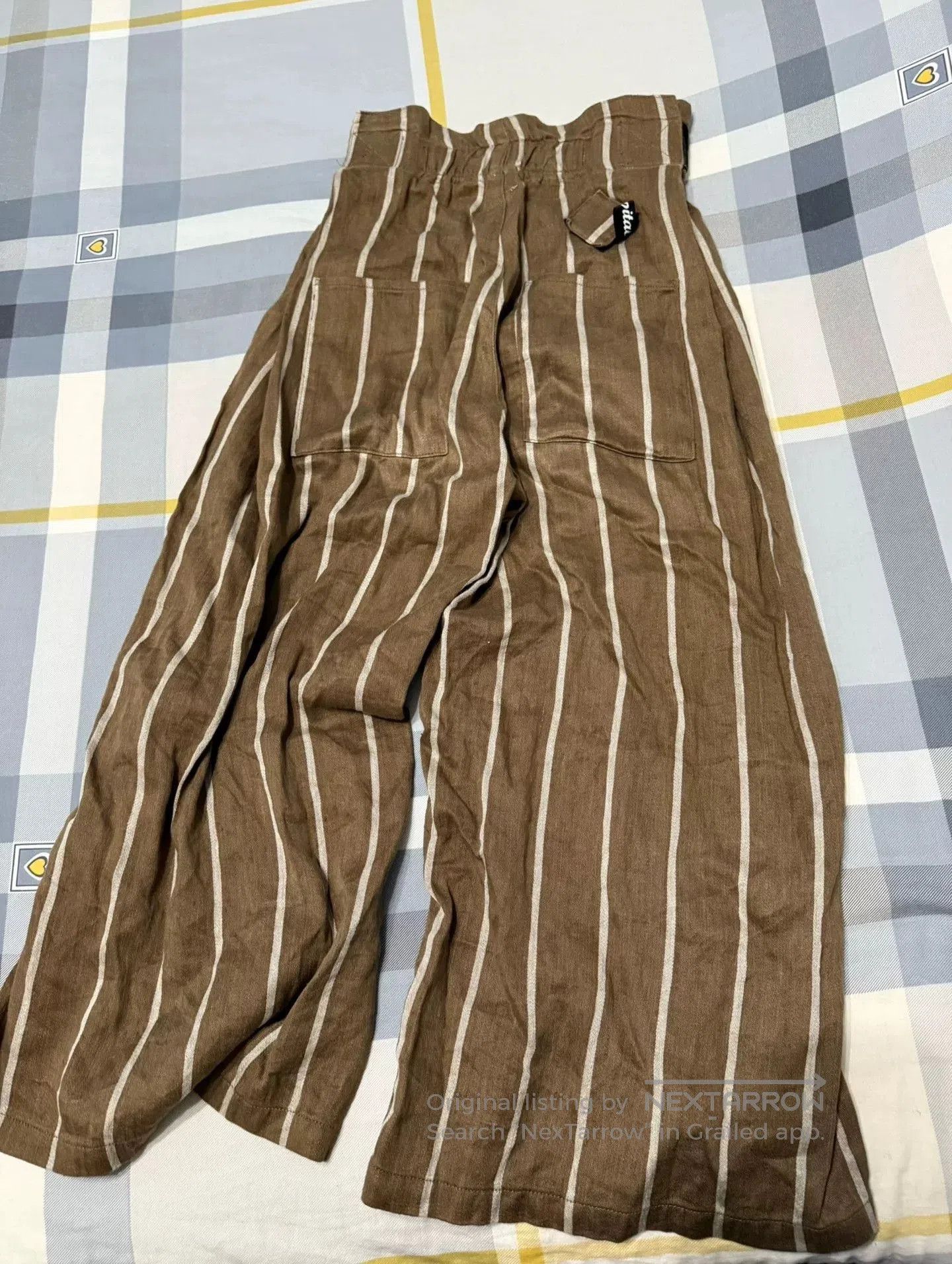 Kapital Kountry Kapital Striped Wide-Leg Cotton Trousers. Size 30" / US 8 / IT 44 - 4 Thumbnail