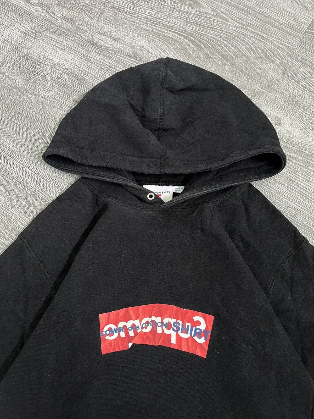 Junya Watanabe × Supreme Supreme x Comme des garcons FW17 Hooded Sweatshirt Size US XL / EU 56 / 4 - 2 Thumbnail