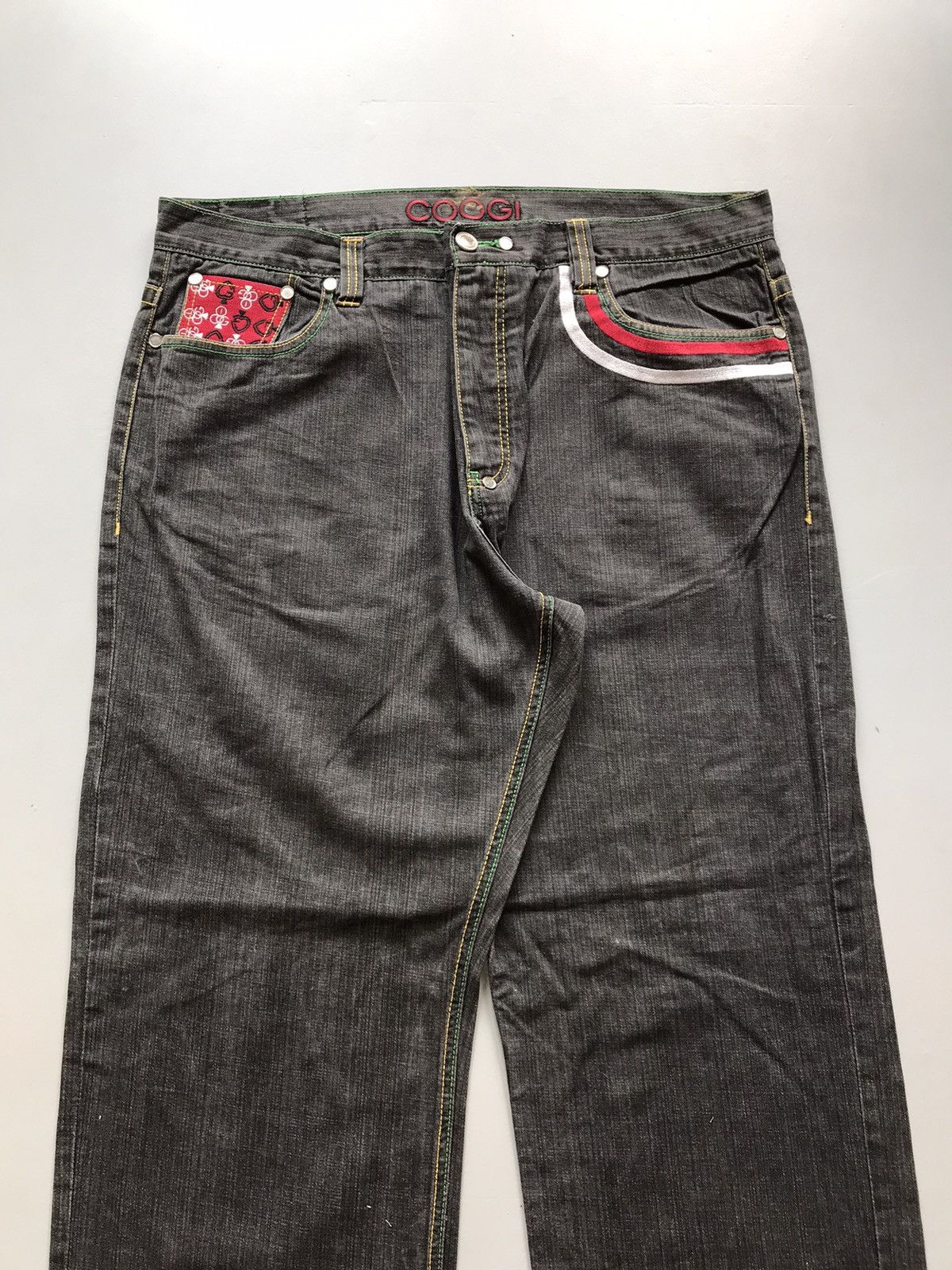 Coogi Vintage Coogi crazy king & joker embroidered denim Size US 44 / EU 60 - 5 Thumbnail