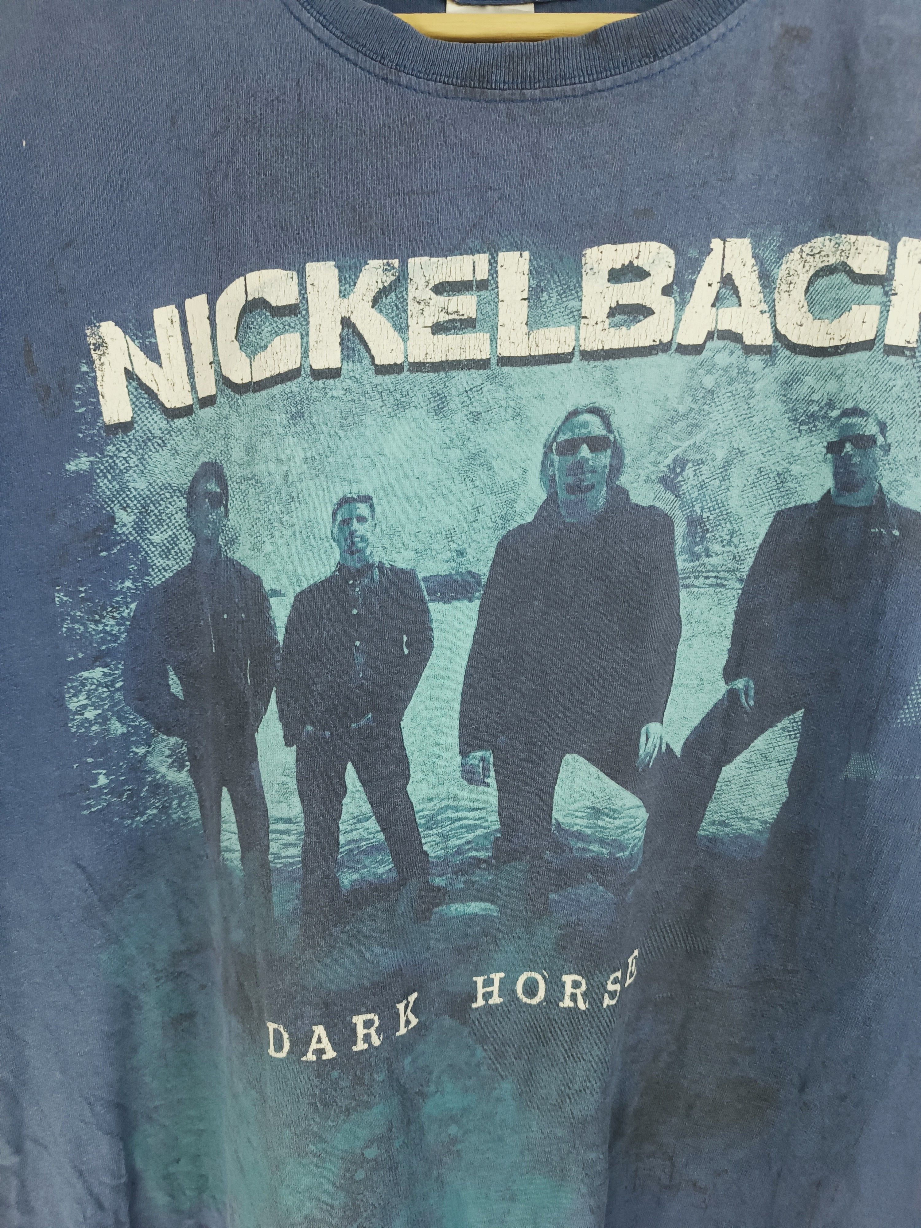 Vintage VINTAGE '08 NICKELBACK DARK HORSE TOUR staind bizkit korn Size US XL / EU 56 / 4 - 11 Thumbnail