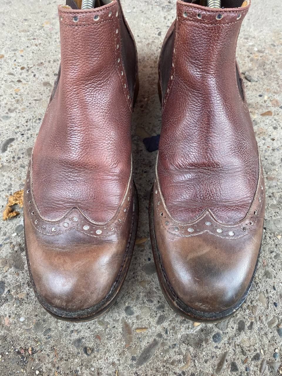 If Six Was Nine × Japanese Brand × Vintage Vintage As 98 Guidi style Faded Biker High Boots Size US 9 / EU 42 - 2 Thumbnail