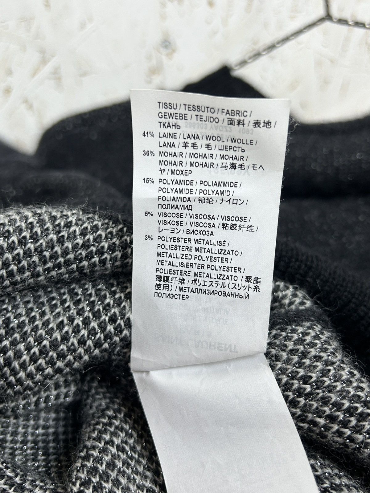 Saint Laurent Paris Saint Laurent FW19 Courte Est La Vie Mohair Blend Sweater M Size M / US 6-8 / IT 42-44 - 9 Thumbnail
