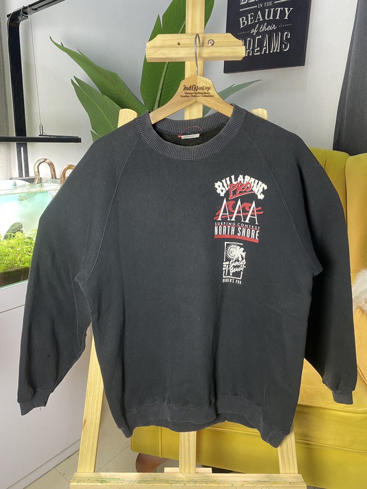 Billabong VINTAGE Sweatshirt 80's BILLABONG Size US M / EU 48-50 / 2 - 2 Thumbnail