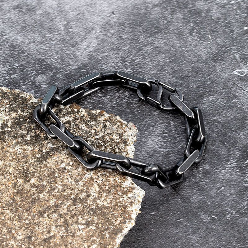 Japanese Brand 21cm Vintage Black Bleach Chain Size ONE SIZE - 3 Thumbnail