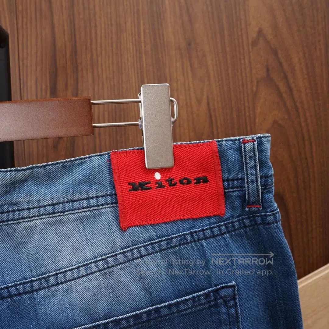 Kiton Kiton Slim Fit Denim Pants. Size US 40 / EU 56 - 8 Thumbnail