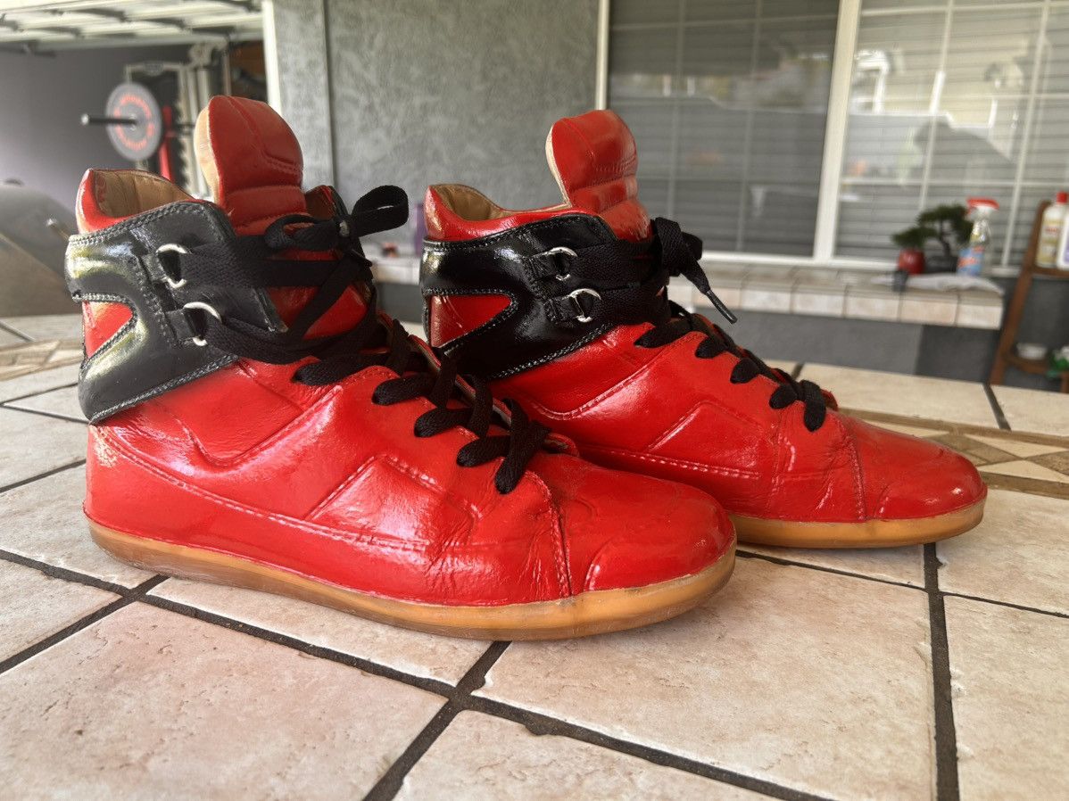 H&M × Maison Margiela Margiela x H&M Collab High-Top GAT Sneakers (CUSTOM PAINT) Size US 10.5 / EU 43-44 - 3 Thumbnail