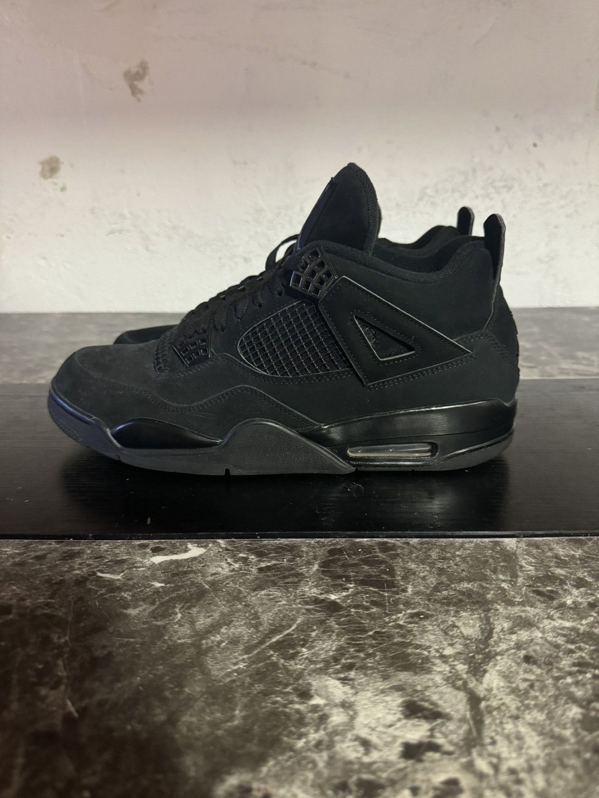 Nike Air Jordan 4 “Black Cat” Men’s Size 12 (Worn Twice) Size US 12 / EU 45 - 3 Thumbnail