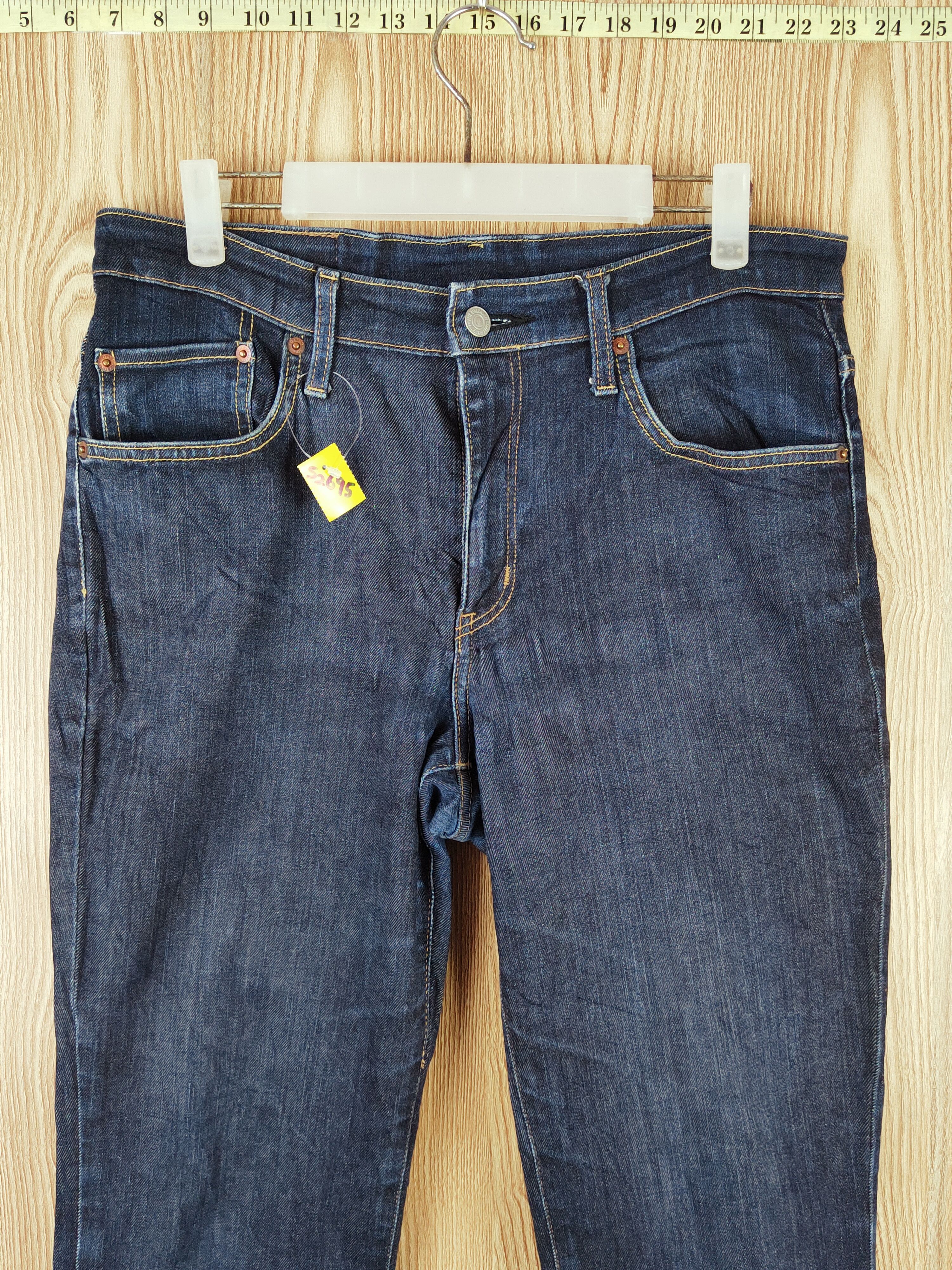 Edwin Edwin Dark Blue Distressed Ripped Jeans#S2695 Size US 31 - 2 Thumbnail