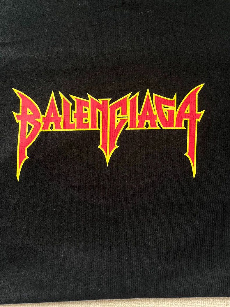 Balenciaga Balenciaga Rock Band Lightning Monogram Crew Neck Pullover Size US S / EU 44-46 / 1 - 3 Thumbnail