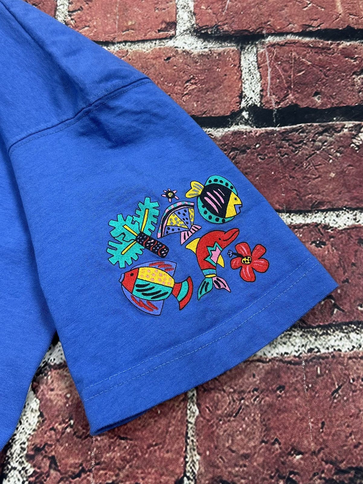 Other Vintage Viva La Wombat T Shirt California Beach Fish Tee 90s Size US XL / EU 56 / 4 - 5 Thumbnail