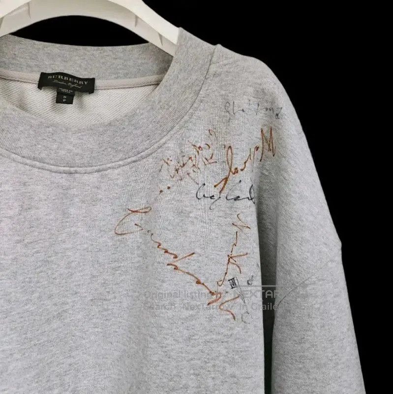 Burberry Burberry Gray Animal Print Cropped Sweatshirt. Size XXS / US 00 / IT 34 - 9 Thumbnail