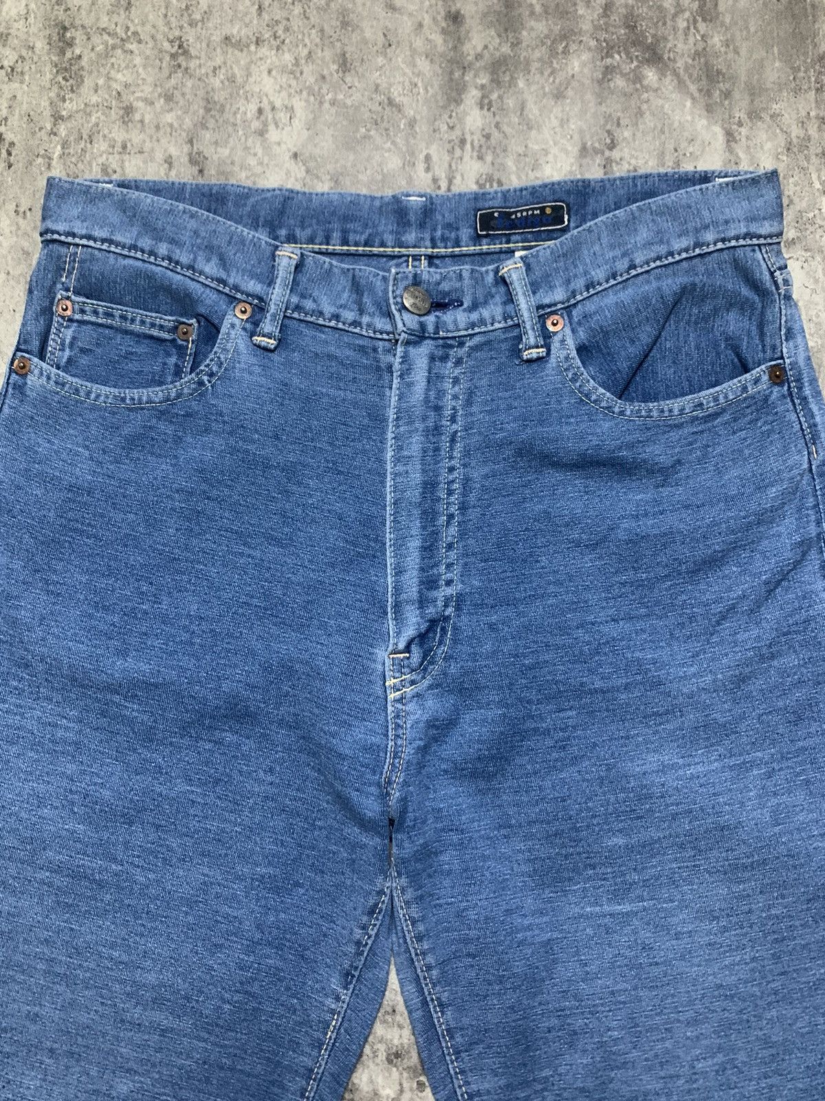 Japanese Brand Vintage 45rpm Studio Soft Denim Wide Pant Size US 32 / EU 48 - 6 Thumbnail