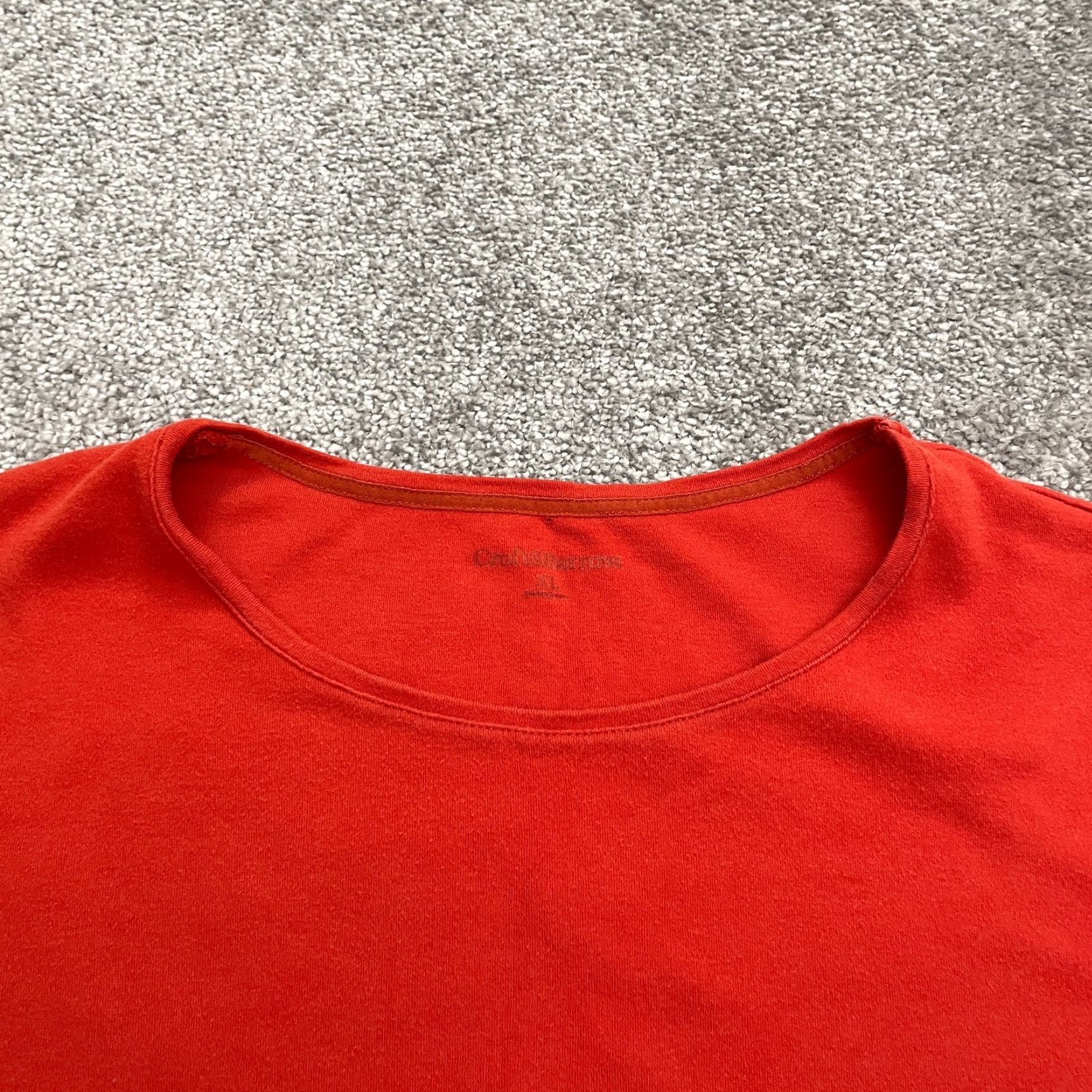 Croft & Barrow Croft & Barrow T-Shirt Womens XL Red Long Sleeve Crew Neck Cotton Casual Basic Solid Womens Size XL / US 12-14 / IT 48-50 - 3 Thumbnail