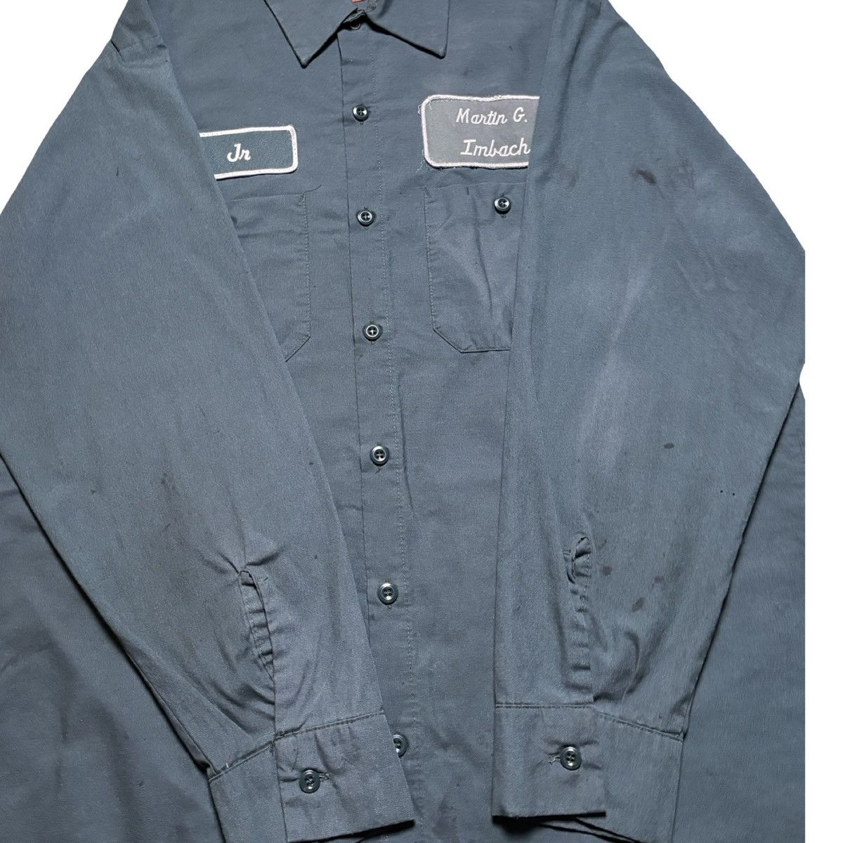 Other Red Kap "Jr Embroidered Work Shirt Navy Blue L Imbach Size US L / EU 52-54 / 3 - 6 Thumbnail