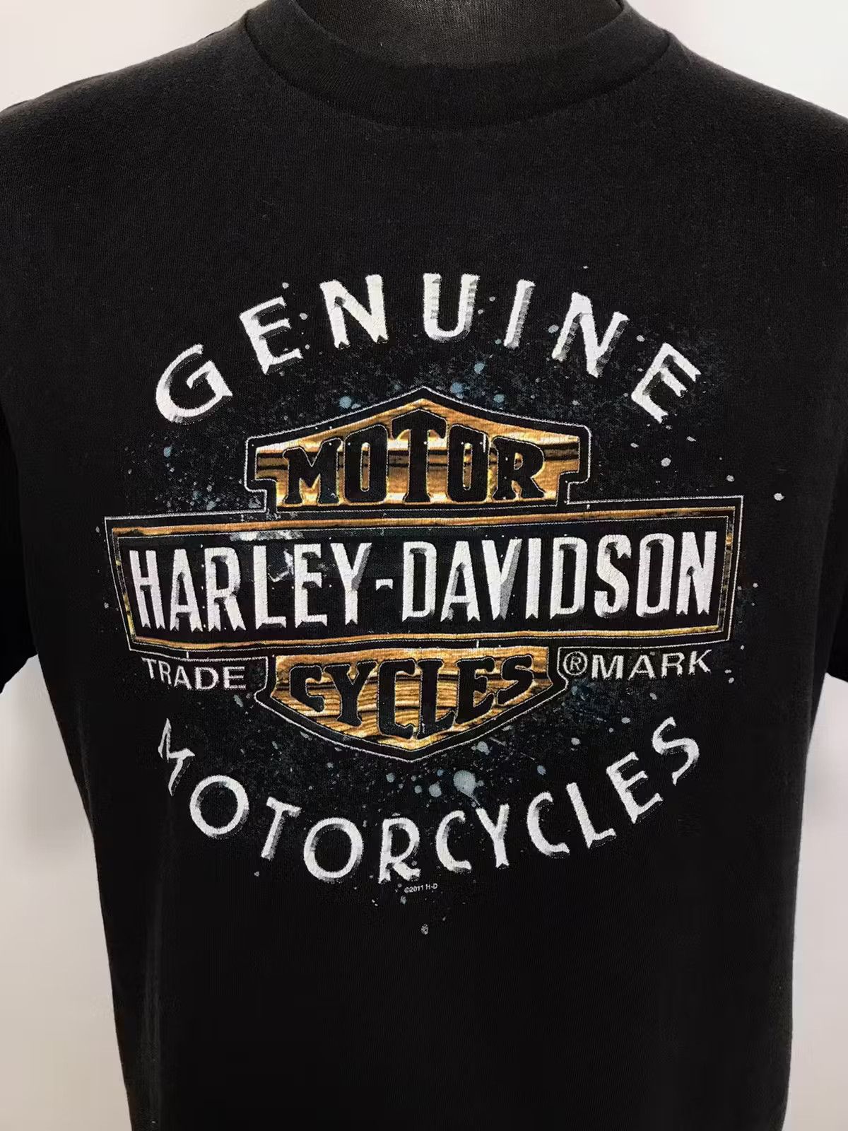 Band Tees × Harley Davidson × Vintage Vintage Harley Davidson t-shirt Size US XL / EU 56 / 4 - 3 Thumbnail