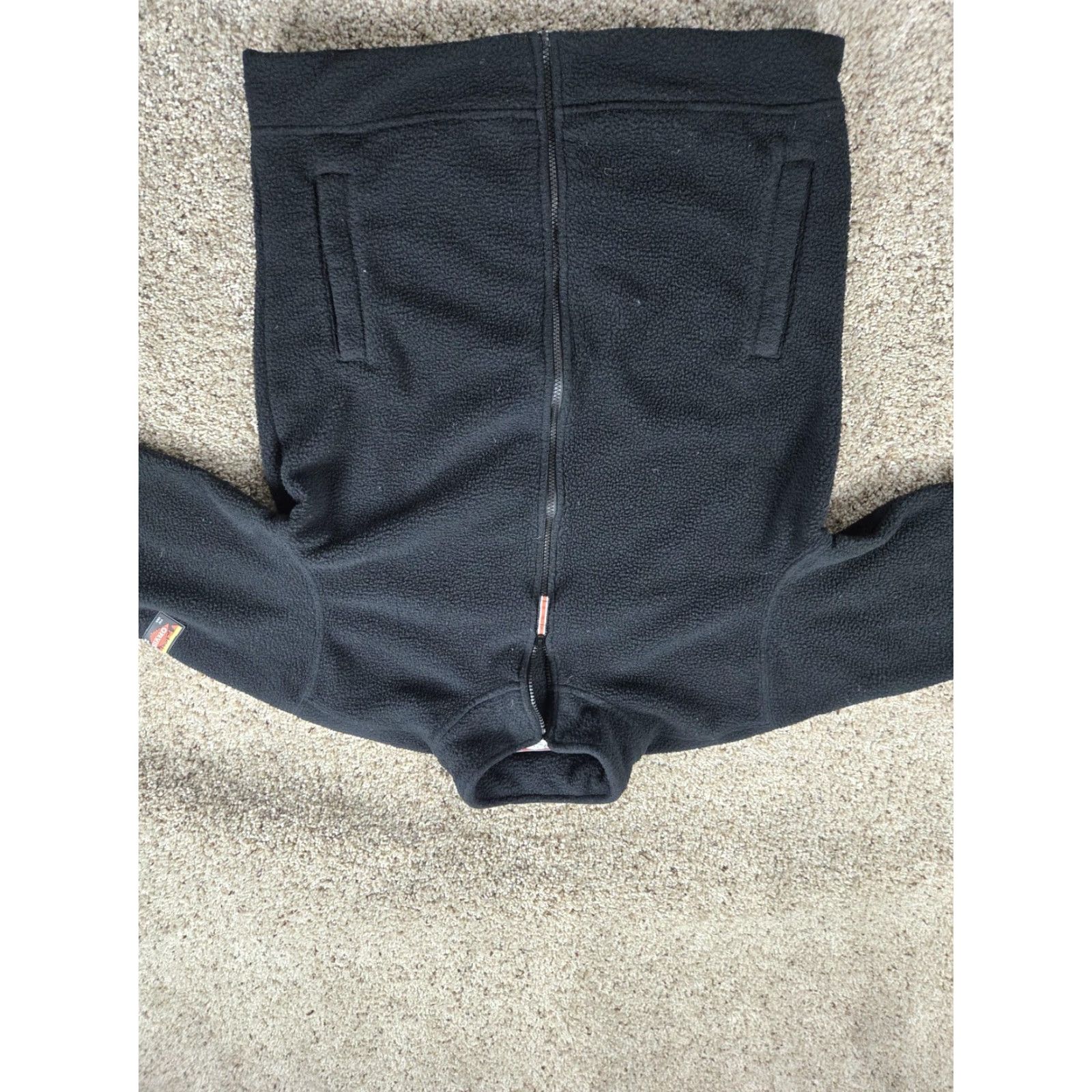 Orvis Orvis Fleece Jacket Mens S Black Full Zip Stand Collar Pockets Outdoor Bomber Jacket Polyester Zip Size US S / EU 44-46 / 1 - 4 Thumbnail