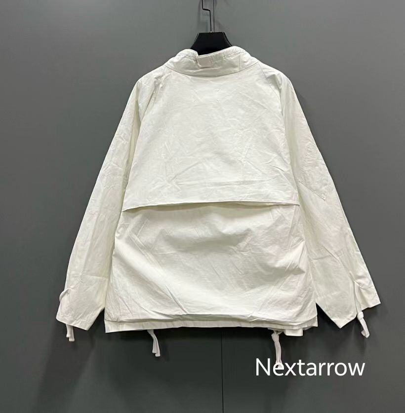 Maison Margiela Maison Margiela White Drawstring Hoodie 2412-Nextarrow Size US M / EU 48-50 / 2 - 2 Thumbnail