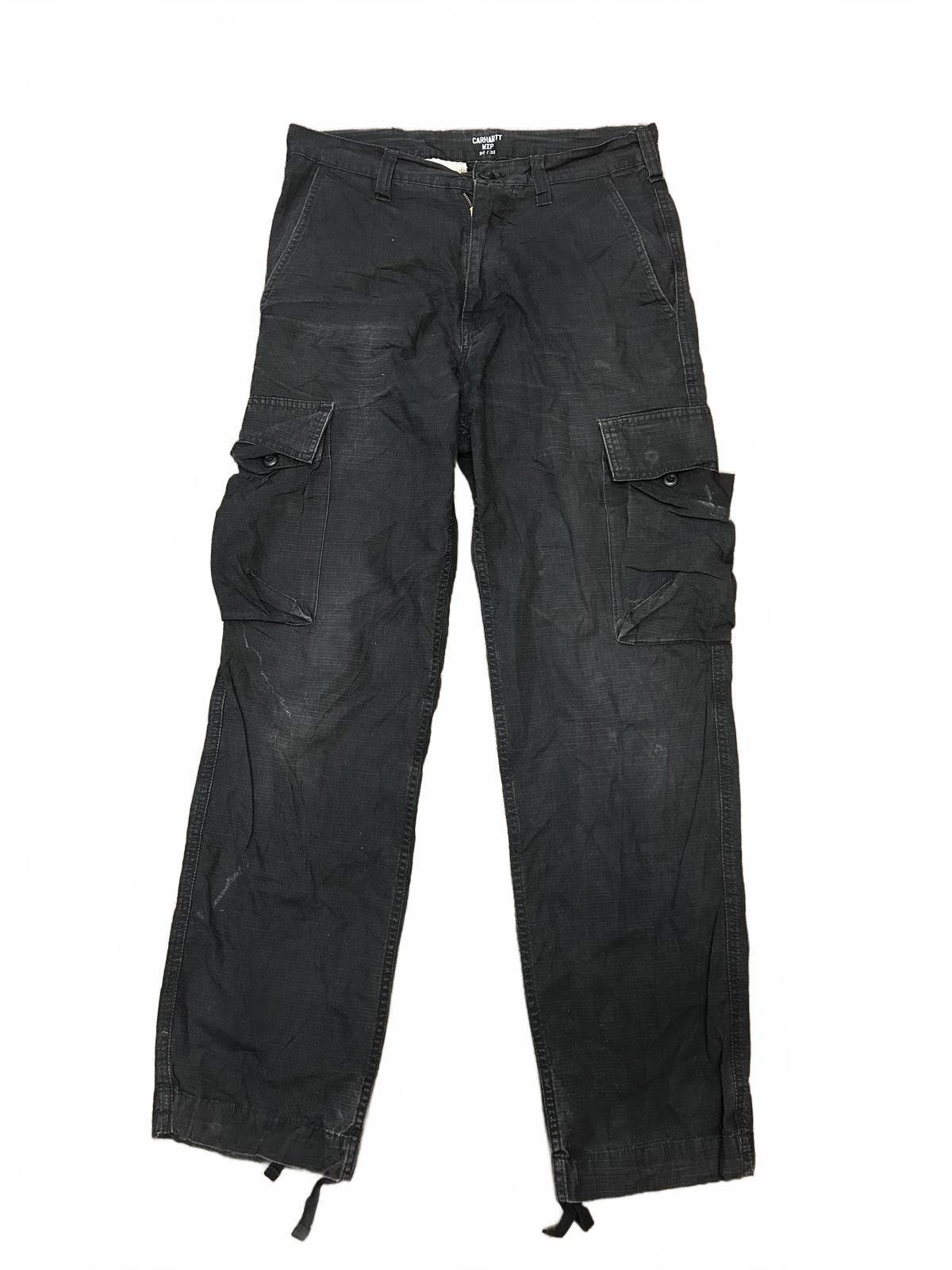Carhartt Carhartt Men's Black Cargo Pants 30X32 Size US 30 / EU 46 - 3 Thumbnail