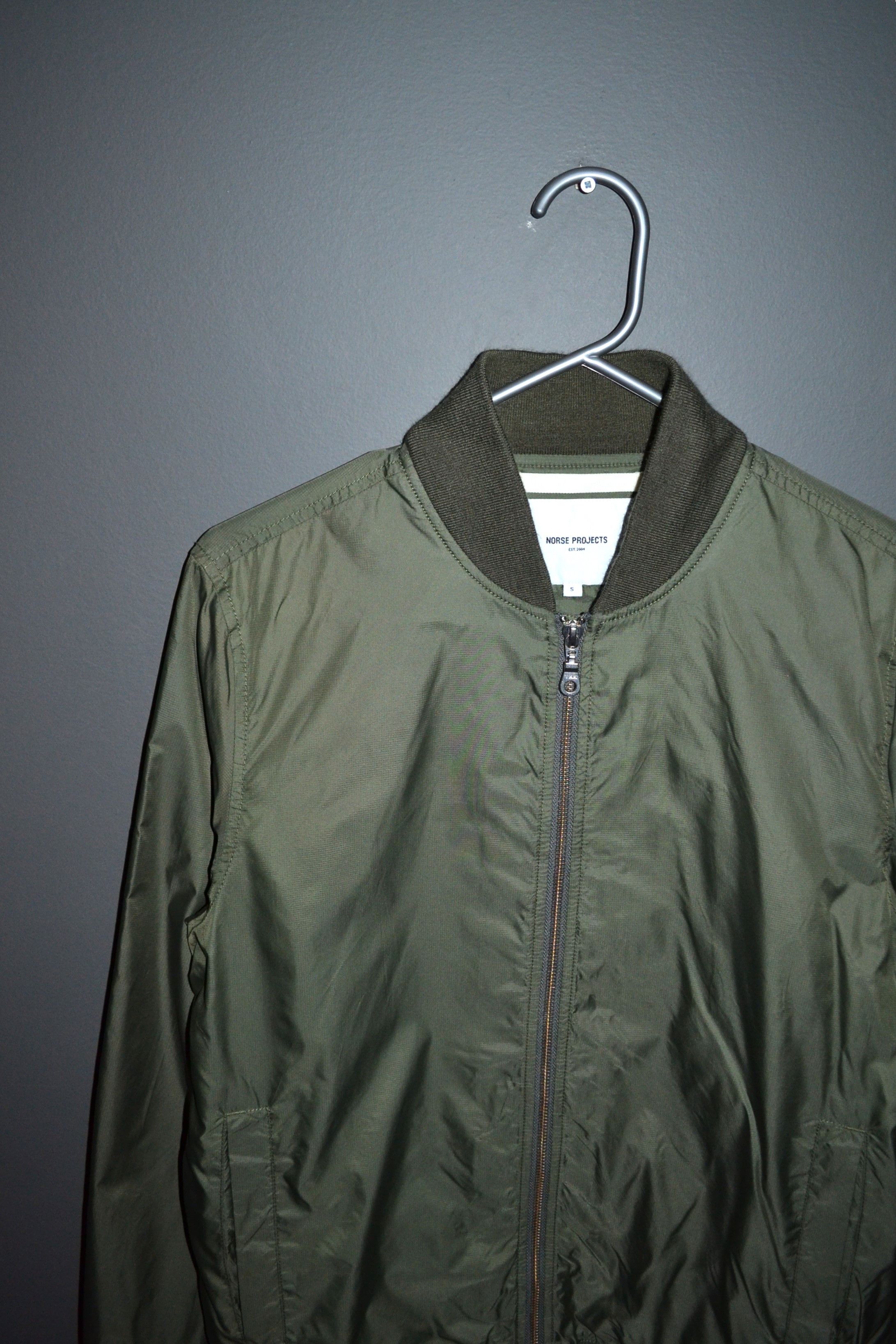 Norse Projects Norse Projects Ryan Light Ripstop Bomber Jacket Green S Size US S / EU 44-46 / 1 - 4 Thumbnail