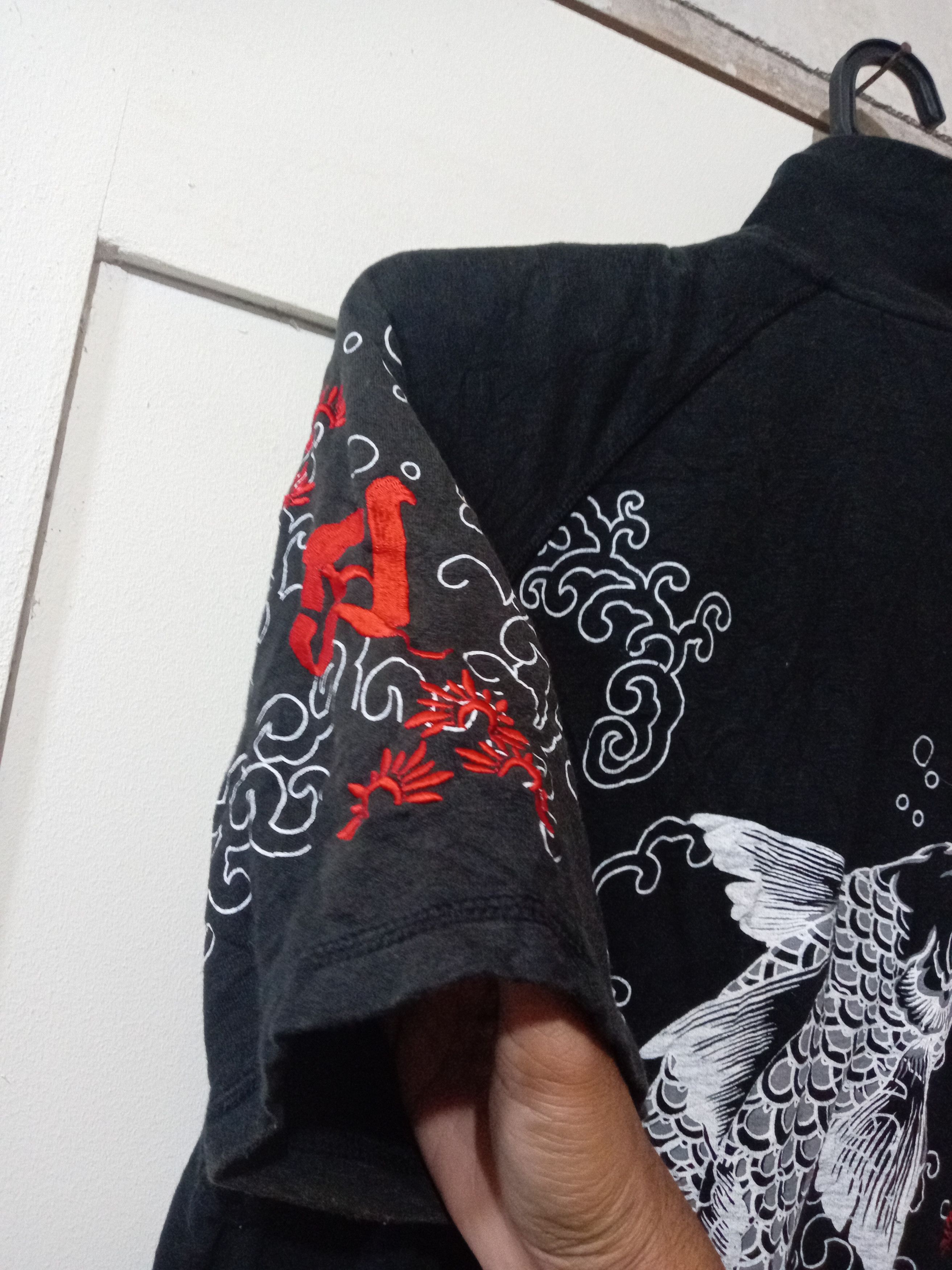 If Six Was Nine × Japanese Brand × Vintage 🇯🇵 Vintage Japan Okinawa Shisa Sukajan Hoodie Size US L / EU 52-54 / 3 - 3 Thumbnail