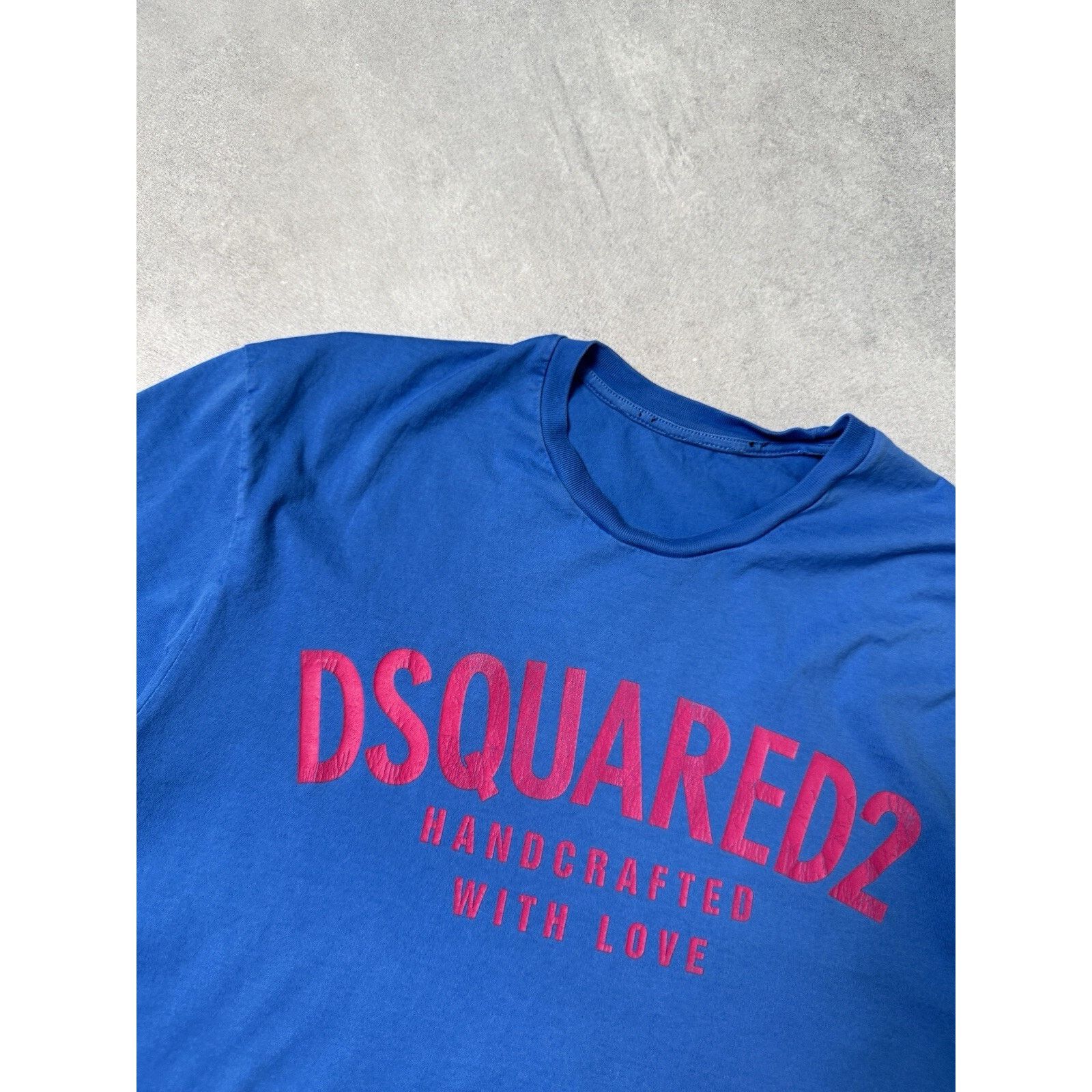 Dsquared2 Dsquared2 Big Logo Shirt Blue/Pink Size L Men Size US L / EU 52-54 / 3 - 3 Thumbnail