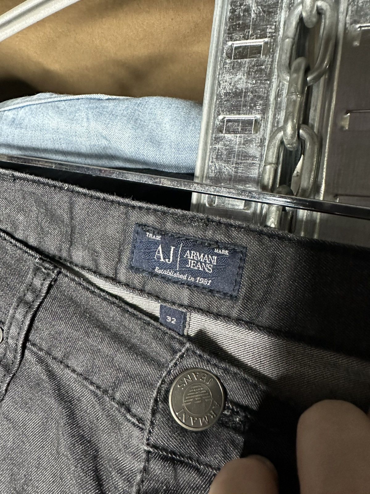 Armani Armani Jeans Regular Fit Men's Denim Jeans Pants Size W32 Size US 32 / EU 48 - 5 Thumbnail