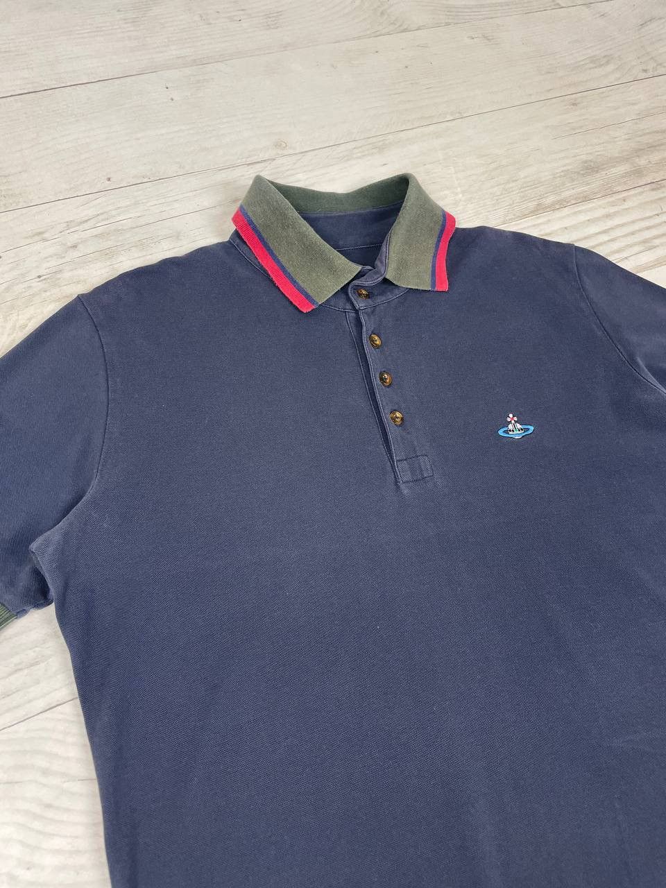 Vivienne Westwood Vivienne Westwood Polo Shirt Logo Orb Size US XL / EU 56 / 4 - 6 Thumbnail