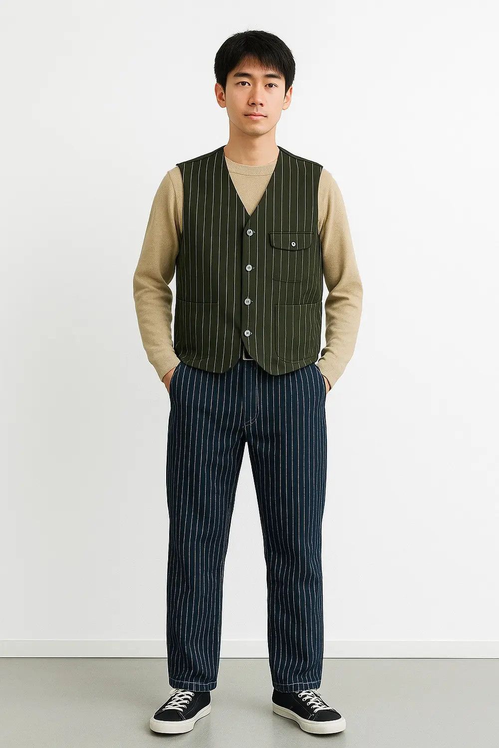 Japanese Brand Japanese Brand Houston Union Made Workers Vest Size US L / EU 52-54 / 3 - 1 Thumbnail