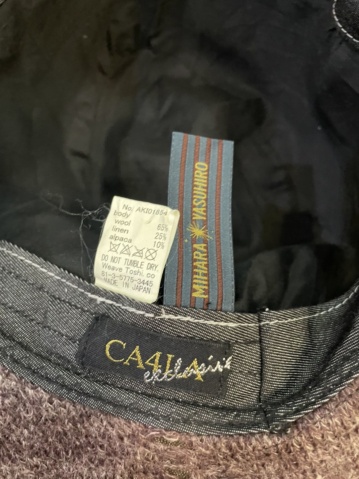 Maison MIHARA YASUHIRO Maison Miharayasuhiro x Ca4la Crochet Distressed Style Hats Size ONE SIZE - 9 Thumbnail